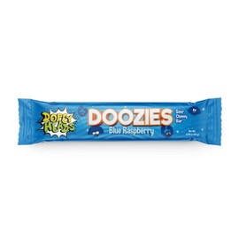 Dopey Heads | Doozies | Sour Chewy and Stretchy Bar | Vegetarian| Blue Raspberry | Sour Doozies | HALAL | Chewy and Stretchy | 20g (0.71oz) Each | Pack of 24 | Weight 480g