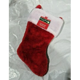 Merry Brite Christmas Stocking Plush Red 13" tall by Merry Brite