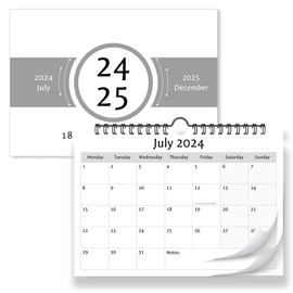 Papa Prints Minimalist Calendar 2025 UK (A4) 2024 Calendar Wall Monthly Calendar 2024 UK 18 Months Wall Calendar 2024-2025 Calendar 2024/25 (Simple Calendar)