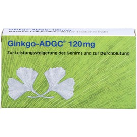 Ginkgo ADGC 120 mg Film-Coated Tablets, Pack of 20