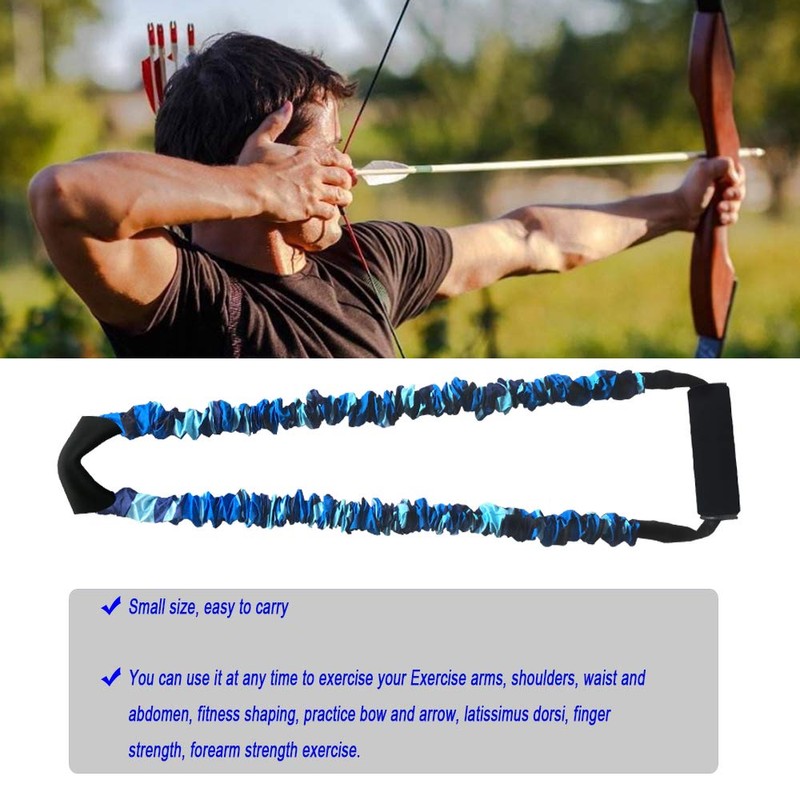 FOSER Archery Band Open Bow Resistance Trainer Arm Strength Training
