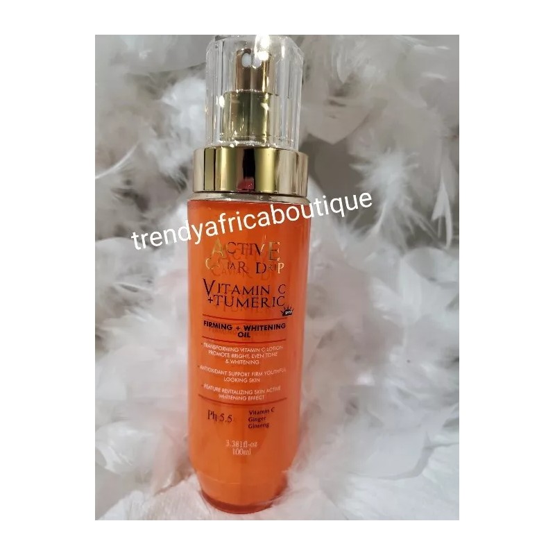 ACTIVE Caviar vitamin C PLUS TURMERIC WHITENING OIL spf50. 100mlx1