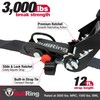 Bull Ring Sliding Ratchet Tie Down Straps – Includes (2)