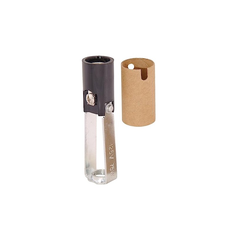 B&P Lamp® 3 Inch Keyless Candelabra Socket with Insulator, Tapped