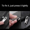 Zipper Pulls，4 PCS Metal Zipper Handle Replacement,Detachable Zipper Pull Tabs