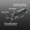 Visol Marlin Butane Torch Lighter Triple Flame Refillable Gas Lighter,