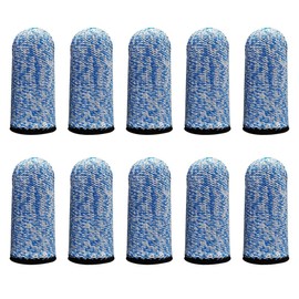 SagaSave 10PCS Finger Cots Cut Protector, Finger Anti-cutting protectors,Seamless Finger Covers, Cut Resistant Finger Protectors for Kitchen, Work, Sculpture, Anti-Slip, Reusable