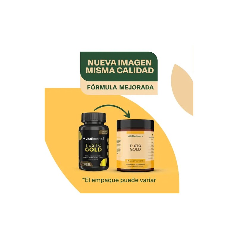 Precursor Testo Gold Con Maca 120 Capsulas | Vitalbotanics