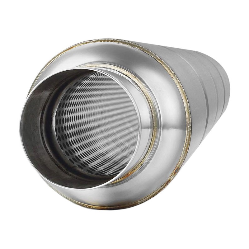 Stainless Steel 3 Inch Resonator Exhaust, Performance 3" Muffler Exhaust
