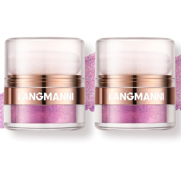 LANGMANNI Air Cushion Instant Retouch Highlighter Powder Makeup,Body And Face