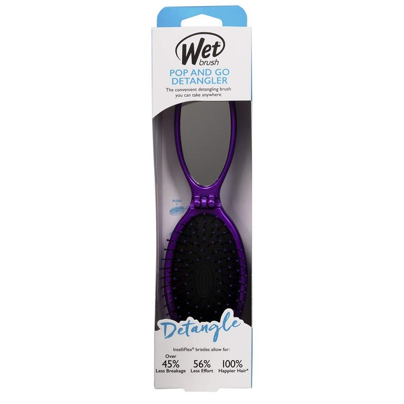 Wet Brush Mini Pop and Go Detangler, Exclusive Ultra-soft IntelliFlex