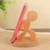 Creative Mobile Phone Toma Back With Coin Beech Wood Lazy
