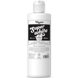 Higgins Super White Pigmented Drawing Ink, 16 Oz. Bottle (44101)