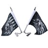 Trunk Lid Flag Pole Mount Kit with Homeland Security Flag