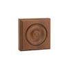EWAP30 Rosette Casing Corner Block 1" x 3" Square Unfinished,