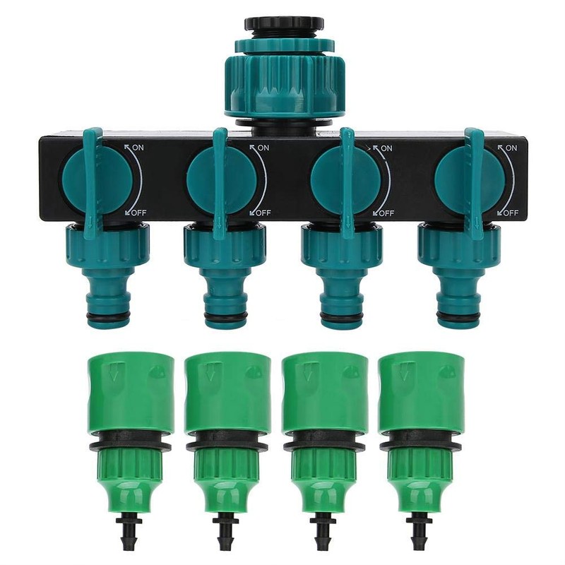 Duokon 4 Way Hose Divider Garden Hose Divider DN20 DN25