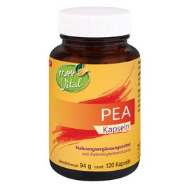 KOPP Vital® PEA Palmitoylethanolamid | 60 Kapseln | 43 g | höchste Reinheit | ohne Zusatzstoffe | flexible Dosierung | Reinheitsgrad 99,23 Prozent | ohne Gentechnik (120 Kapseln)