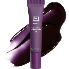 U Beauty The PLASMA Tinted Lip Compound Anti-Wrinkle & Anti-Aging Treatment - Shimmery Plumping Lip Gloss with Hyaluronic Acid, Shea Butter, Salicylic Acid & Peptides to Deeply Hydrate,Fig- 15 mL