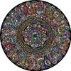 Hard Mandala Puzzle 1000 Pieces, Difficult Impossible Puzzles for Adult,