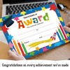 25 PCS Colorful 8 X 10 Inches Award Certificates, Student