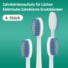 Lächen Replacement brush head, moderate hardness of the brush head,