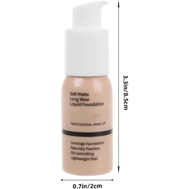 Garneck Base de Maquillaje Líquida para Mujer Beige Cobertura Total, Resistente al Sudor y Efecto Hidratante, Adecuado Look Natural y Duradero