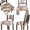 SearchI Stretch Dining Chair Seat Covers Set of 6, Soft