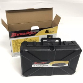 DuraMax Variable Speed Rotary Tool Kit 40 Pieces AQ25001G New w/ Case