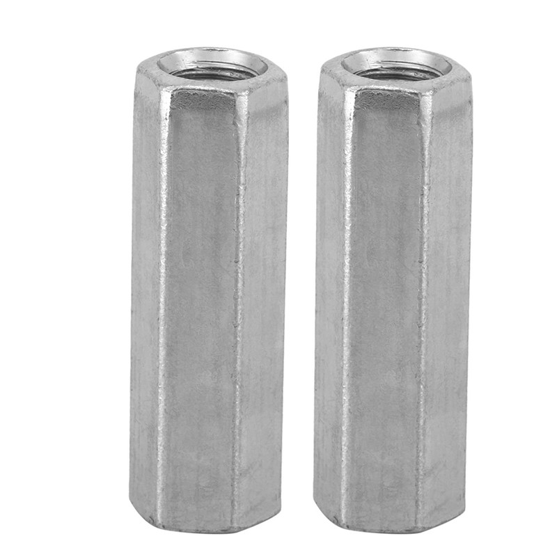10Pcs M8 Long Rod Nut Hex Coupling Nut Hexagonal Sleeve