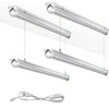 Skymoatled 4Pack 8FT LED Shop Light Garage Lights,100W 6000K 15000LM