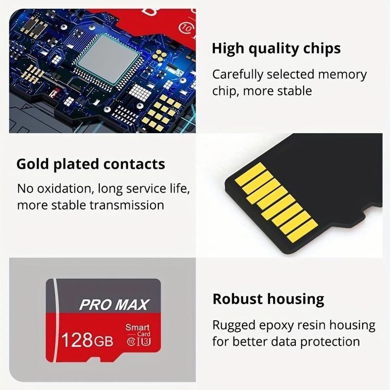 Micro SD Card, 1 Count 512GB/256GB/128GB Micro SD Card, Mini