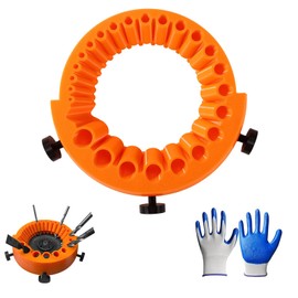 Drill Bit Sharpener for All Bits, Grinding Attachment Drill Sharpener, 2 to 13 Mm Drill Bits for Grinding 125 Mm Grinder, Multipurpose Portable Universal Heavy-Duty Angle Power Drill Bit Sharpeners