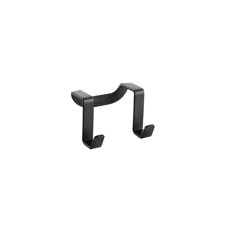 Metaltex TouchTherm Double Hook, Black, 6 x 4 x 4