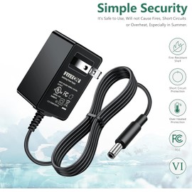 FITE ON 12V Charger Compatible with Petkit PuraX Pura X Max P9901 P9902 PG530 Self Cleaning Cat Litter Box TEKA-TD120200XX AK-P6111121 2AEDG-P530 TEAK024-1202000CH Ac Dc Adapter Power Supply Cord