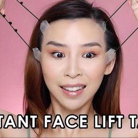 Invisible Face Lifting Tape 40 Pieces/set – Instant Firming, Lifting, and Sculpting for a Youthful, Radiant Look, Made with Soft, Skin-Safe Material That Gently Tightens Without Causing Any Skin Irritation