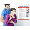 Choking Posters (10 Pack) for Infant, Child, Adult - Laminated,