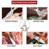 SLEMOON Kitchen Shears Heavy Duty Poultry Shears Meat Cutting Dishwasher