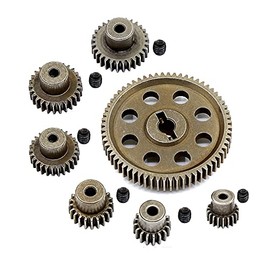 Veumoie 11184 Metal Main Gear 64T Sprocket Engine for 1/10 RC Car Amax Redcat 94111 Parts
