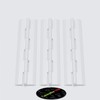 Caterpillar Red 3 x Acrylic Hinge 200mm WHITE, Continous Acrylic