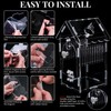 Hysagtek Jumping Spider Enclosure, Acrylic Arboreal Tarantula Enclosure Small Reptile