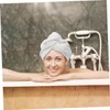 Ipetboom 2pcs Super Absorbent Hair Drying Cap Soft Towel Turban