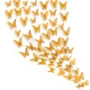 DERAYEE Butterfly Wall Decoration, 3D, Butterfly Shape, 60 Pieces, Wall