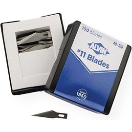 Alvin, Art Blades, Hobby Blades Set, Stainless Steel and Durable Trimmer - 100 Pieces