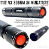 uvBeast New V3 365nm MINI - Black Light UV Flashlight