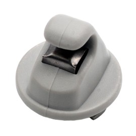 HAOTOM Interior Sun Visor Hook Clip Bracket Compatible for VW Volkswagen Atlas 2019-2024 Tiguan 2016-2022 Passat 2014-2020 Sun Visor Holder (Gray)