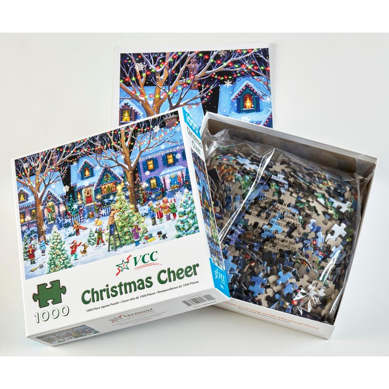 Vermont Christmas Company - Christmas Cheer Jigsaw Puzzle 1000 Piece