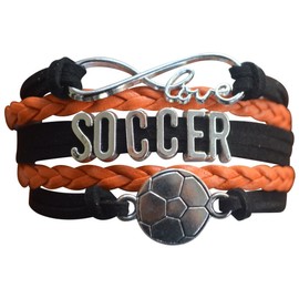 Soccer Gifts- Soccer Bracelet, Soccer Jewelry, Adjustable Soccer Charm Bracelet- Perfect Soccer Gifts for Girls