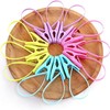 20Pcs Clothes Peg Clip Pins, Multi-Color Rope Clip Hanging Clothes