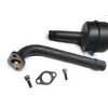 AR-Sport Erect Exhaust Pipe Muffler 1 inch male thread for: