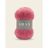 Hayfield Bonus Aran Tweed, Raspberry Tweed (638), 400g by Sirdar